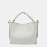 Bolso de mano en materiales reciclados beige
