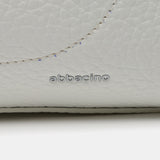 Bolso de mano en materiales reciclados beige