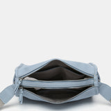 Bandolera en materiales reciclados azul
