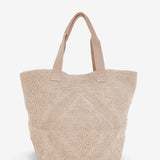 Beach bag in beige
