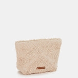 Beige toiletry bag