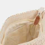Beige toiletry bag