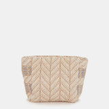 Neceser con estampado en gris