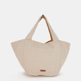 Bolsa de playa con estampado en camel