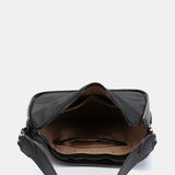 Bolso de hombro en materiales reciclados negro