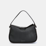 Bolso de hombro pequeño en materiales reciclados negro