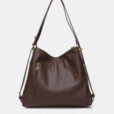 Multifunctional bag made of brown recycled materials