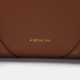 Multifunctional bag made from recycled materials cognac