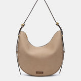 Borsa a tracolla in materiali riciclati taupe