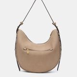 Borsa a tracolla in materiali riciclati taupe