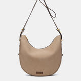 Borsa a tracolla in materiali riciclati taupe