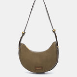 Green recycled material shoulder bag