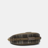 Green recycled material shoulder bag