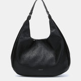 Bolso de hombro en materiales reciclados negro