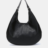Bolso de hombro en materiales reciclados negro