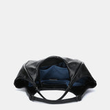 Bolso de hombro en materiales reciclados negro