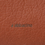 Bolso de hombro en materiales reciclados cognac