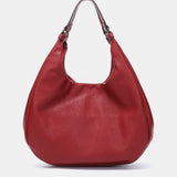 Bolso de hombro en materiales reciclados rojo