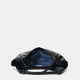 Bolso de mano en materiales reciclados negro