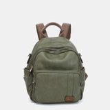Mochila en materiales reciclados verde