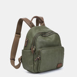 Mochila en materiales reciclados verde