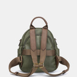 Mochila en materiales reciclados verde