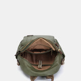 Mochila en materiales reciclados verde