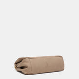 Borsa a tracolla in materiali riciclati beige
