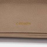 Borsa a tracolla in materiali riciclati beige