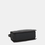 Borsa a tracolla in materiali riciclati neri