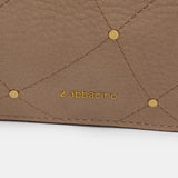 Bolso de hombro en materiales reciclados beige