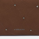 Brown recycled material shoulder bag