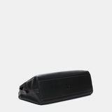 Bolso de hombro en materiales reciclados negro