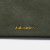 Bolso de mano en materiales reciclados verde