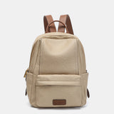 Mochila en materiales reciclados beige