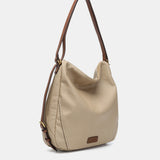 Bolso multifuncional en materiales reciclados beige