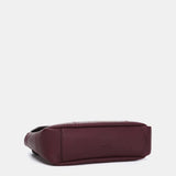 Borsa a tracolla in materiali riciclati bordeaux