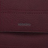 Borsa a tracolla in materiali riciclati bordeaux