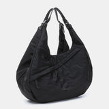 Bolso de hombro en materiales reciclados negro