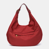 Bolso de hombro en materiales reciclados rojo