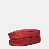 Bolso de hombro en materiales reciclados rojo