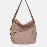 Bolso multifuncional en materiales reciclados camel