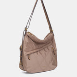Bolso multifuncional en materiales reciclados camel