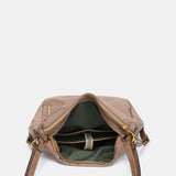 Bolso multifuncional en materiales reciclados camel