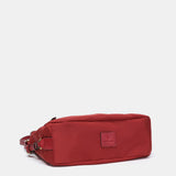 Multifunctional bag made of red recycled materials
