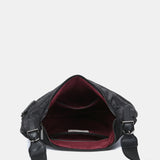 Bandolera en materiales reciclados negro