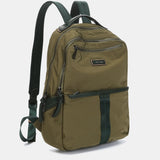 Mochila en materiales reciclados verde