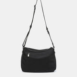 Bandolera en nylon reciclado negra