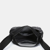 Bandolera en nylon reciclado negra