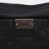 Bandolera en nylon reciclado negra